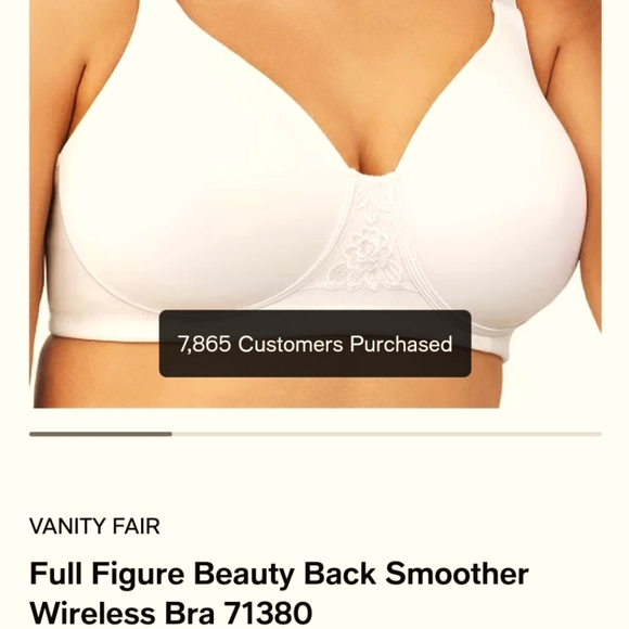 One Vanity Fair Bra - Picture 4 of 5